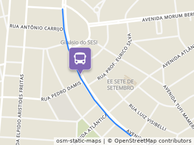 Mapa da parada