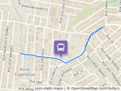Mapa da parada