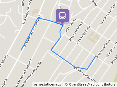 Mapa da parada