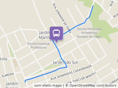 Mapa da parada