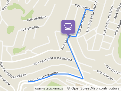 Mapa da parada