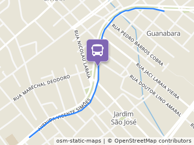 Mapa da parada