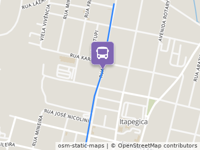 Mapa da parada