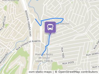 Mapa da parada