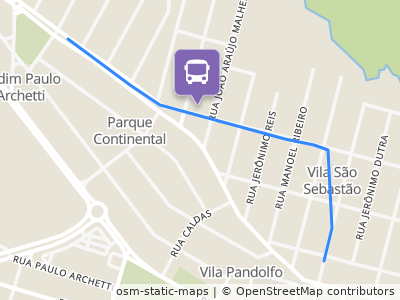 Mapa da parada