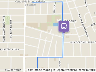 Mapa da parada