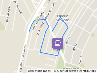 Mapa da parada