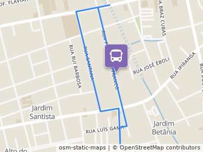 Mapa da parada