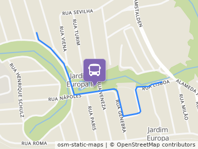 Mapa da parada