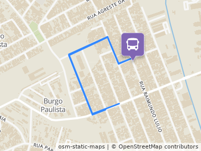 Mapa da parada