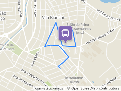 Mapa da parada