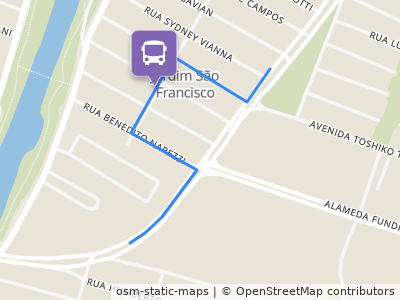 Mapa da parada