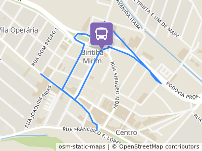 Mapa da parada