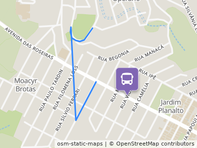 Mapa da parada