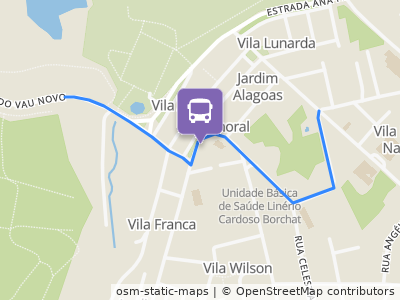 Mapa da parada