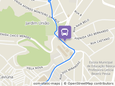 Mapa da parada