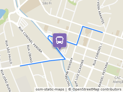 Mapa da parada