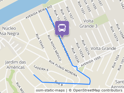 Mapa da parada