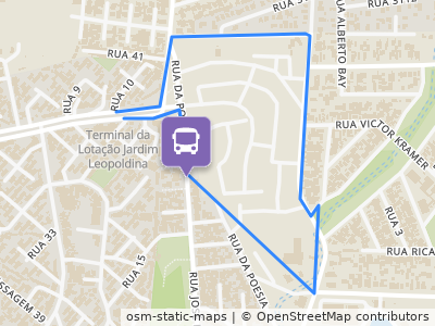 Mapa da parada