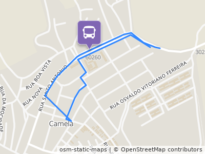 Mapa da parada