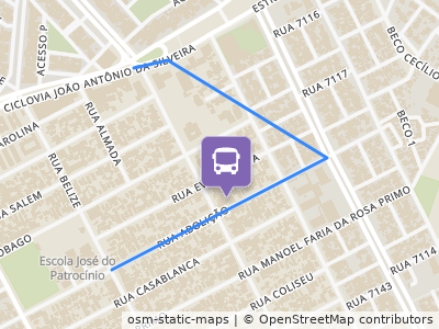 Mapa da parada