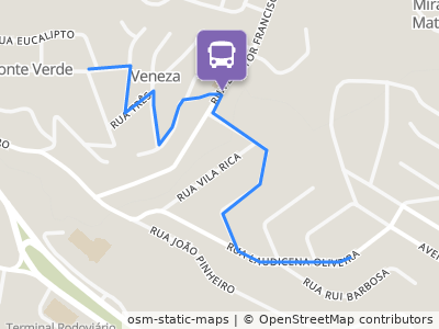 Mapa da parada