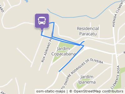Mapa da parada