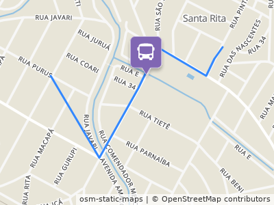 Mapa da parada