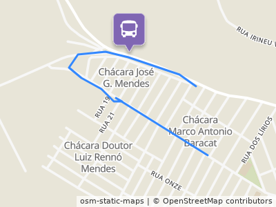 Mapa da parada