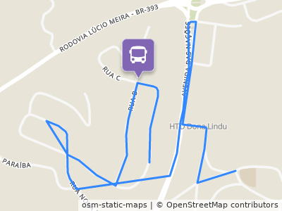 Mapa da parada