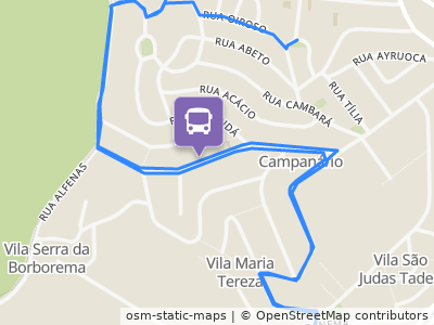 Mapa da parada