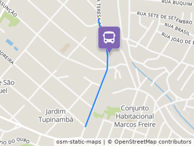 Mapa da parada