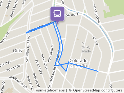 Mapa da parada