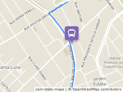 Mapa da parada