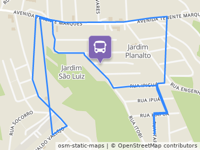 Mapa da parada