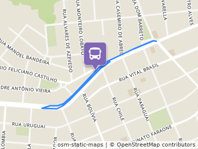 Mapa da parada