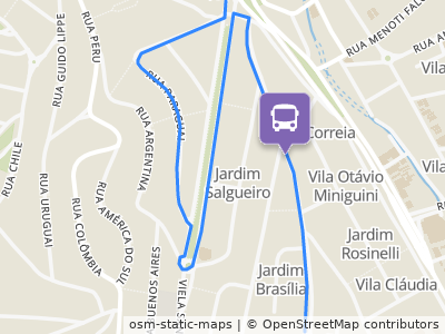 Mapa da parada