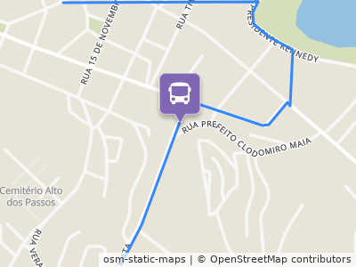 Mapa da parada