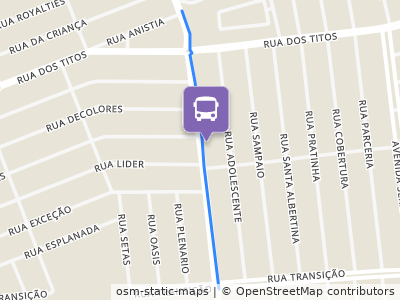 Mapa da parada