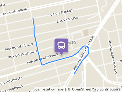 Mapa da parada