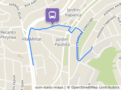 Mapa da parada