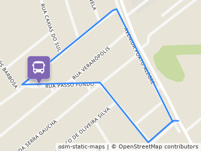 Mapa da parada