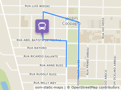 Mapa da parada
