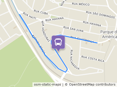 Mapa da parada