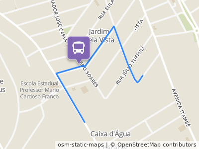Mapa da parada