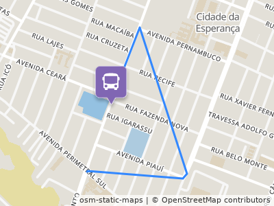 Mapa da parada