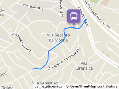 Mapa da parada