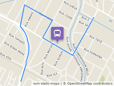 Mapa da parada