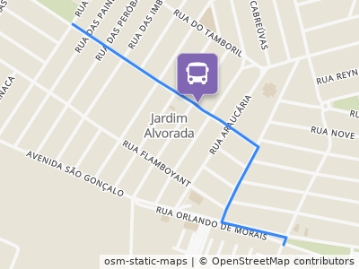 Mapa da parada