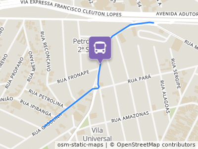 Mapa da parada
